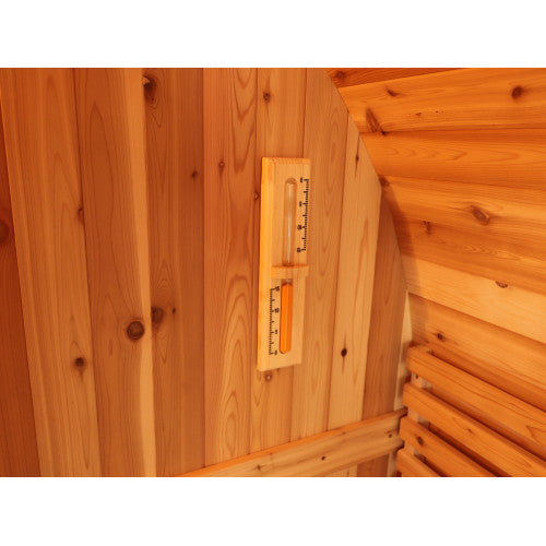 SunRay Oasis 2-4 Person Canopy Barrel Sauna