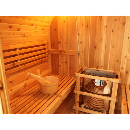 SunRay Aurora 2-4 Person Barrel Sauna