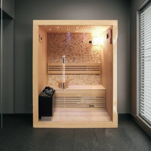 SunRay Rockledge 2-Person Luxury Indoor Traditional Sauna