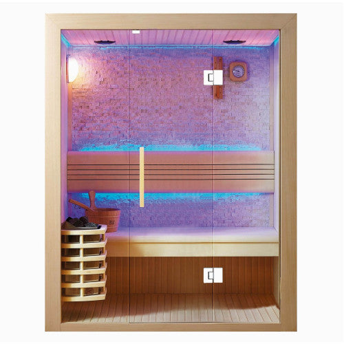 SunRay Rockledge 2-Person Luxury Indoor Traditional Sauna