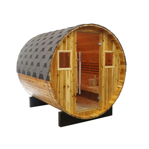 SunRay Aurora 2-4 Person Barrel Sauna