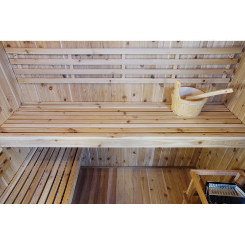 SunRay Hampton 3-Person Indoor Traditional Sauna w/Bench