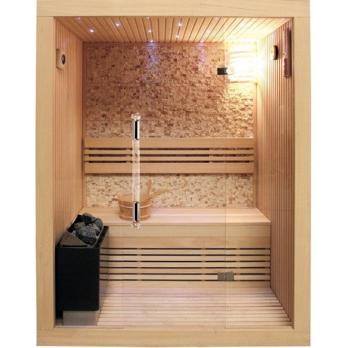 SunRay Rockledge 2-Person Luxury Indoor Traditional Sauna