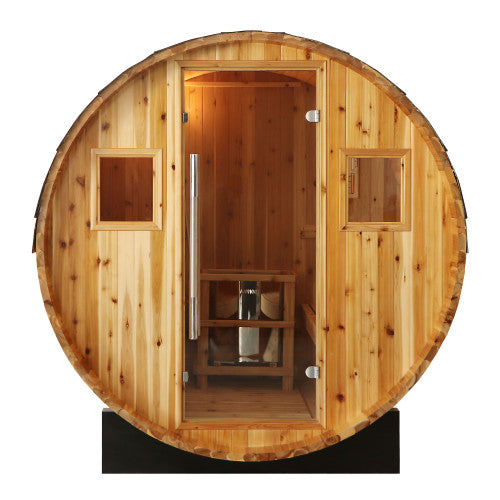 SunRay Aurora 2-4 Person Barrel Sauna