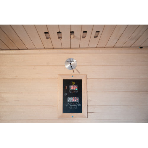 SunRay Waverly 3-Person Outdoor Traditional Sauna w/Windows