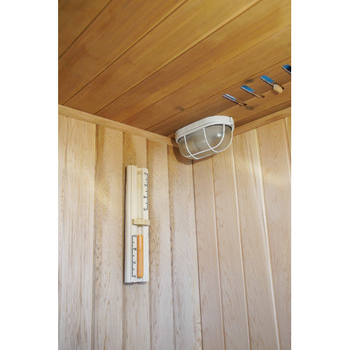 SunRay Charleston 4-Person Indoor Traditional Sauna w/Dual Benches