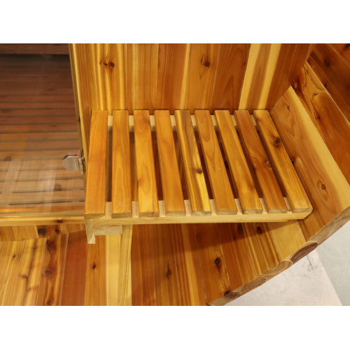 SunRay Oasis 2-4 Person Canopy Barrel Sauna