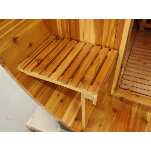 SunRay Oasis 2-4 Person Canopy Barrel Sauna
