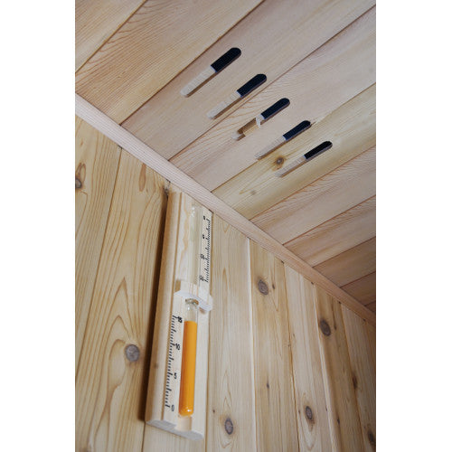 SunRay Hampton 3-Person Indoor Traditional Sauna w/Bench